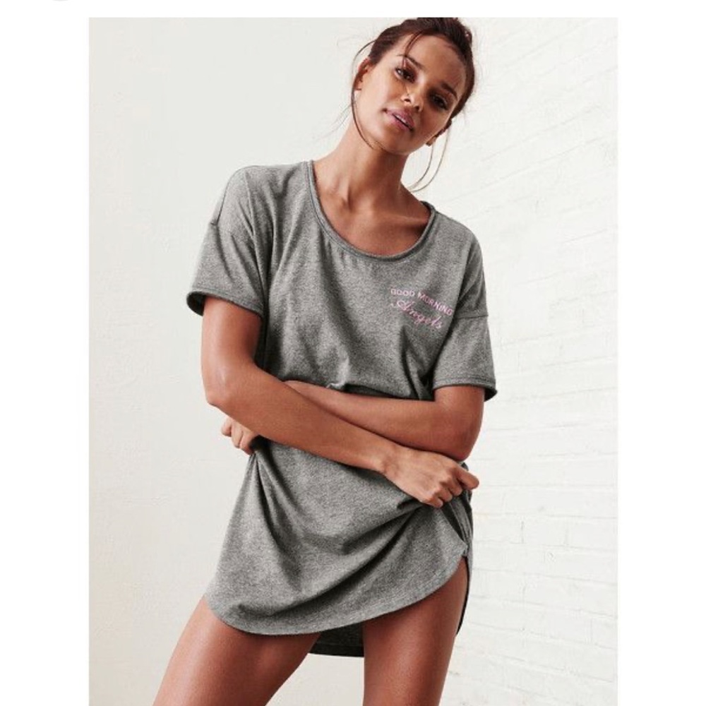 Victoria’s Secret the Angel Sleep Tee in Olive Green, size Large